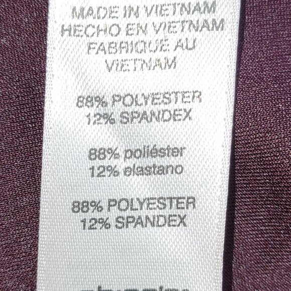 Chico's Monrovia Knee Length Dress & Jacket Eggplant Purple SZ L 12-14 Chico's 2 - Picture 14 of 16